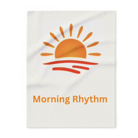"Morning Rhythm" Sunrise Throw Blanket