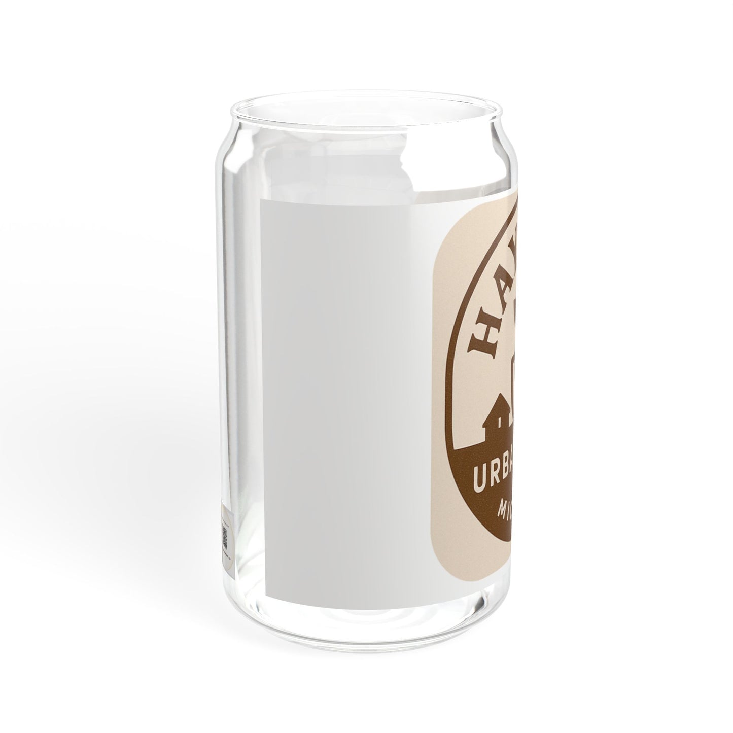 Eco-Friendly 16oz Sipper Glass with Bamboo Lid & Straw